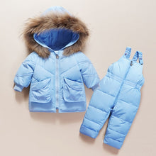 Load image into Gallery viewer, Winter Children Clothing Set Baby Boy Girl Clothes Warm Down Jacket
