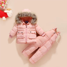 Load image into Gallery viewer, Winter Children Clothing Set Baby Boy Girl Clothes Warm Down Jacket
