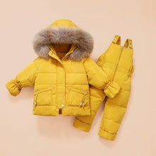 Load image into Gallery viewer, Winter Children Clothing Set Baby Boy Girl Clothes Warm Down Jacket
