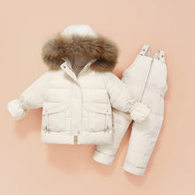 Load image into Gallery viewer, Winter Children Clothing Set Baby Boy Girl Clothes Warm Down Jacket
