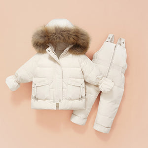 Winter Children Clothing Set Baby Boy Girl Clothes Warm Down Jacket