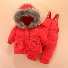 Load image into Gallery viewer, Winter Children Clothing Set Baby Boy Girl Clothes Warm Down Jacket
