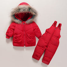 Load image into Gallery viewer, Winter Children Clothing Set Baby Boy Girl Clothes Warm Down Jacket
