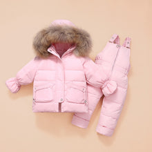 Load image into Gallery viewer, Winter Children Clothing Set Baby Boy Girl Clothes Warm Down Jacket
