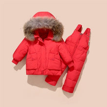 Load image into Gallery viewer, Winter Children Clothing Set Baby Boy Girl Clothes Warm Down Jacket
