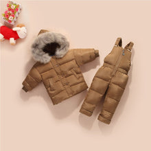 Load image into Gallery viewer, Winter Children Clothing Set Baby Boy Girl Clothes Warm Down Jacket
