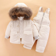 Load image into Gallery viewer, Winter Children Clothing Set Baby Boy Girl Clothes Warm Down Jacket
