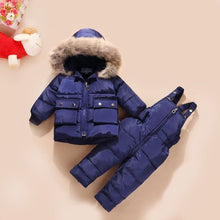 Load image into Gallery viewer, Winter Children Clothing Set Baby Boy Girl Clothes Warm Down Jacket
