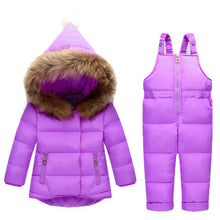 Load image into Gallery viewer, Winter Children Clothing Set Baby Boy Girl Clothes Warm Down Jacket
