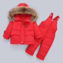 Load image into Gallery viewer, Winter Children Clothing Set Baby Boy Girl Clothes Warm Down Jacket
