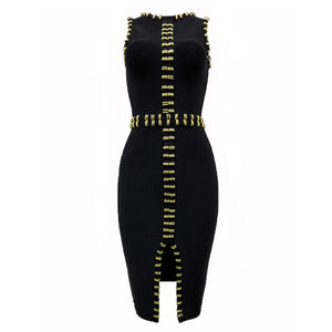 New Women Sleeveless Bandage Dress