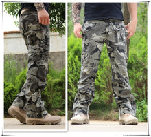 Load image into Gallery viewer, Pants Army Military Style Tactical Pants Male Camo
