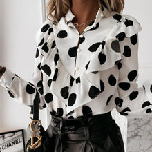 Load image into Gallery viewer, Women Elegant Ruffle Blouse Shirts
