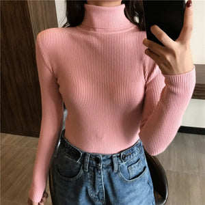 Thick Sweater Women Knitted