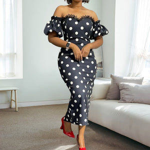 Polka Dot Bodycon Dresses for Women