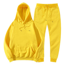 Load image into Gallery viewer, Tracksuit Winter Hoodie Sets Jogging Sweatpants Fleece
