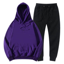 Load image into Gallery viewer, Tracksuit Winter Hoodie Sets Jogging Sweatpants Fleece
