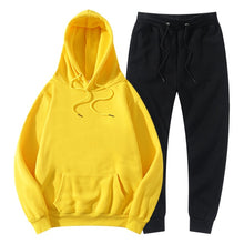 Load image into Gallery viewer, Tracksuit Winter Hoodie Sets Jogging Sweatpants Fleece
