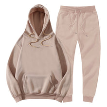 Load image into Gallery viewer, Tracksuit Winter Hoodie Sets Jogging Sweatpants Fleece
