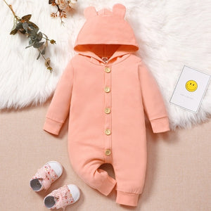 New Cute BABY Newborn Baby Boy Girl Clothes Long Sleeve Hoddies Bear