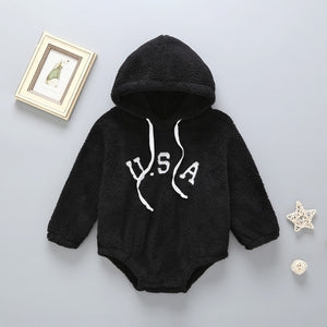 New Cute BABY Newborn Baby Boy Girl Clothes Long Sleeve Hoddies Bear