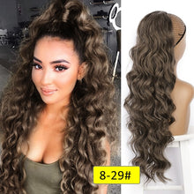 Load image into Gallery viewer, Vigorous Synthetic Long Body Wavy Drawstring Ponytail  for Women
