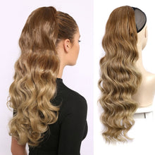 Load image into Gallery viewer, Vigorous Synthetic Long Body Wavy Drawstring Ponytail  for Women
