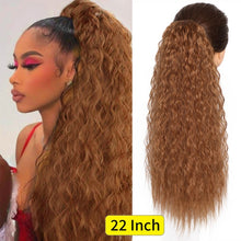 Load image into Gallery viewer, Vigorous Synthetic Long Body Wavy Drawstring Ponytail  for Women
