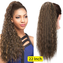 Load image into Gallery viewer, Vigorous Synthetic Long Body Wavy Drawstring Ponytail  for Women
