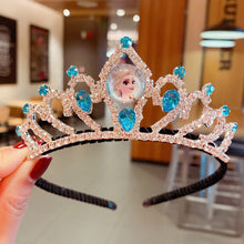 Load image into Gallery viewer, Disney Frozen Princess Crystal Crown Hairbands Fashion Hair Accessories
