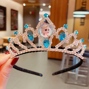 Disney Frozen Princess Crystal Crown Hairbands Fashion Hair Accessories