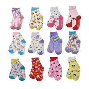 6Pairs/Lot Girls Socks Non-Slip Baby Early Childhood Cotton Floor 1-3 Years