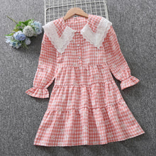 Load image into Gallery viewer, Fashion Baby Girls Dresses Long Sleeve Chiffon Floral
