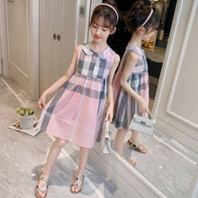 Load image into Gallery viewer, Girls Plaid Fashion Dress
