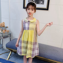 Load image into Gallery viewer, Girls Plaid Fashion Dress
