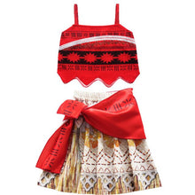 Load image into Gallery viewer, Kids Moana Cosplay Halloween Costume for Girls Vaiana Princess
