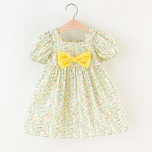 Load image into Gallery viewer, 3 For Clothes Bow Short Sweet 2 Year Flower Dresses 4 Cute Toddler Sleeve Children
