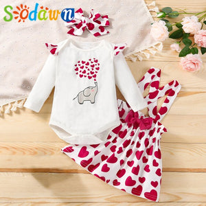 Sodawn Spring Autumn Long Sleeve Baby Girl Clothes Boy Clothes