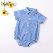 Load image into Gallery viewer, Sodawn Summer Denim Romper Baby Girl Clothes Boy Clothes For 6-24M
