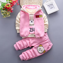 Load image into Gallery viewer, Winter baby suit young children Girl sets
