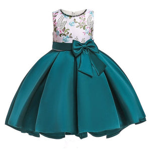 2021 Flowers Girl Summer Dress Pageant Formal Kids Dresses