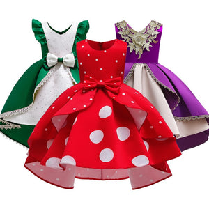 2-10 Years Teenagers princess For Girlls Dress O neck Casual girl