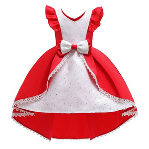 2-10 Years Teenagers princess For Girlls Dress O neck Casual girl