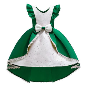 2-10 Years Teenagers princess For Girlls Dress O neck Casual girl