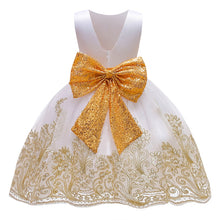 Load image into Gallery viewer, Summer Vintage Bow Kids Backless Dress Girl Children
