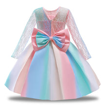 Load image into Gallery viewer, Long Sleeve Kids Colorful Dresses For Girls Children Costumes
