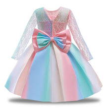 Load image into Gallery viewer, Long Sleeve Kids Colorful Dresses For Girls Children Costumes
