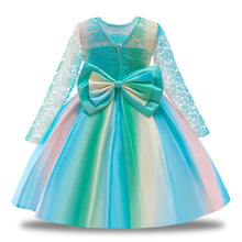 Load image into Gallery viewer, Long Sleeve Kids Colorful Dresses For Girls Children Costumes
