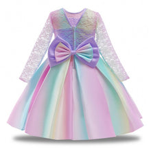 Load image into Gallery viewer, Long Sleeve Kids Colorful Dresses For Girls Children Costumes
