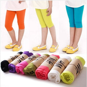 Short Children Pants Leggings, Girls Pants Wholesale Children's Clothing